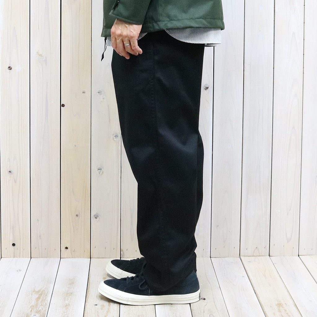 nanamica『Wide Chino Pants』(Black)