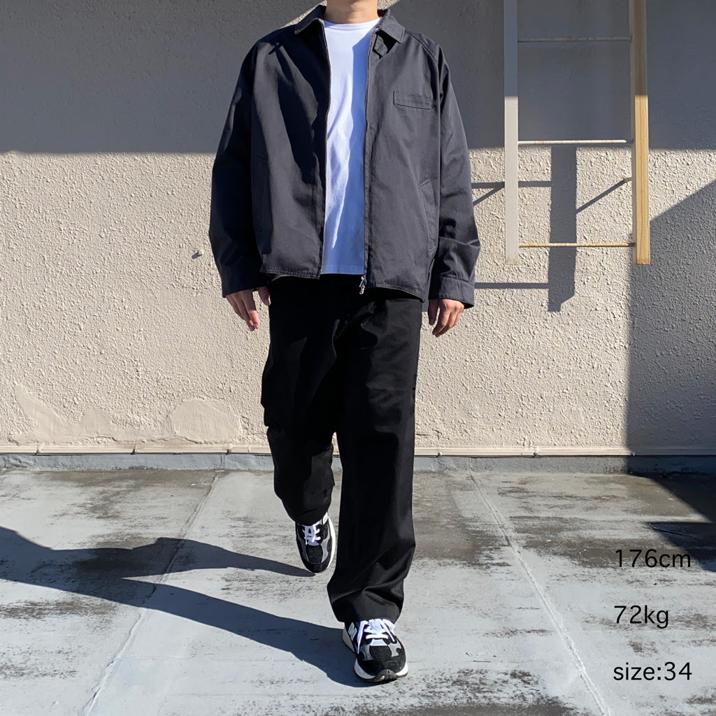 nanamica『Wide Chino Pants』(Black) – Reggieshop