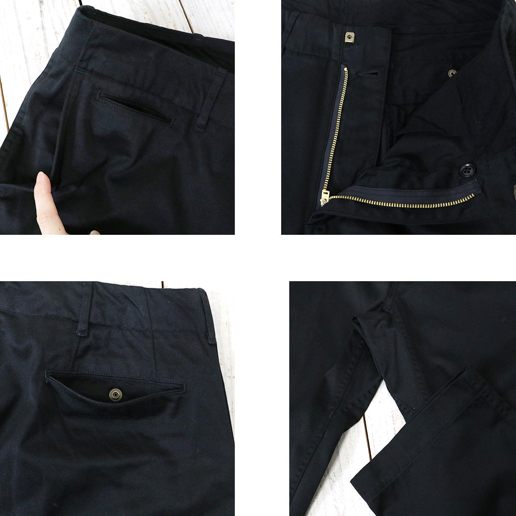 nanamica『Wide Chino Pants』(Black)