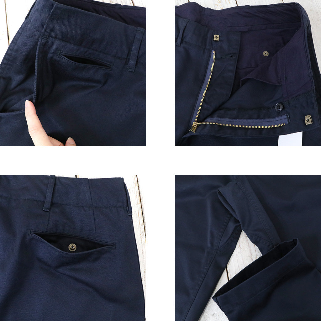nanamica : Wide Chino Pants (Navy)