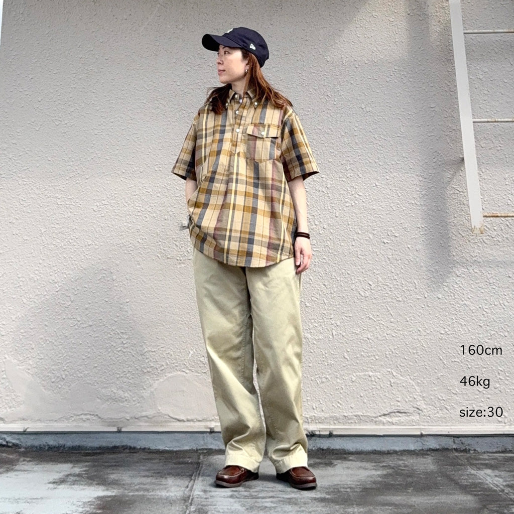 nanamica : Wide Chino Pants (Khaki)