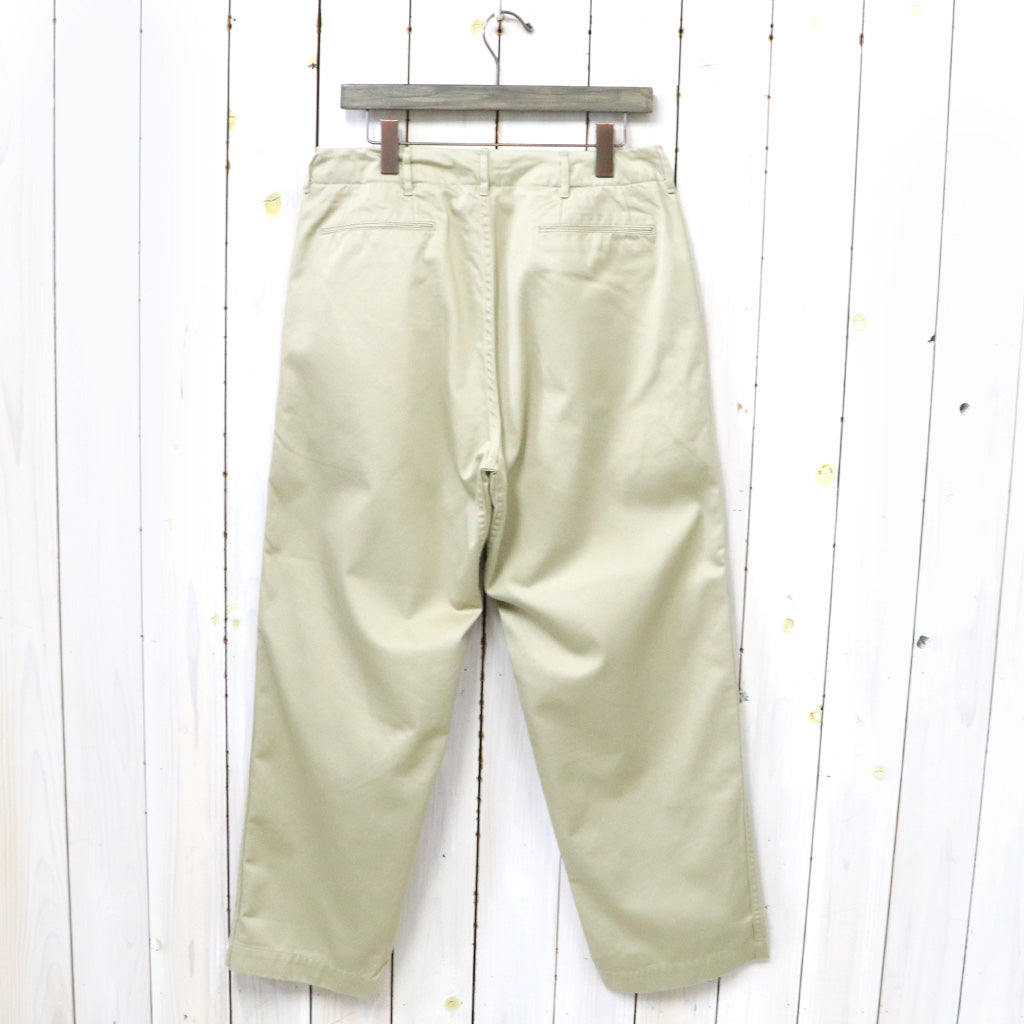 nanamica : Wide Chino Pants (Khaki)