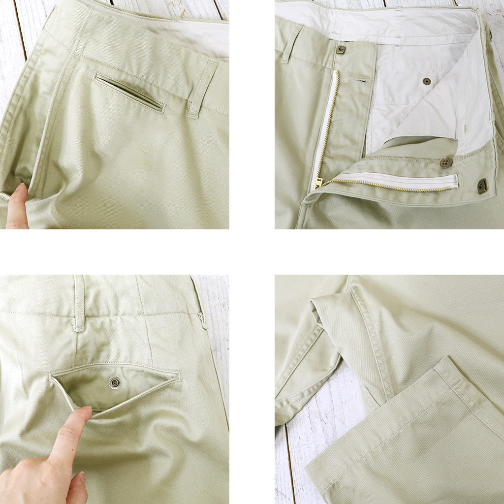 nanamica : Wide Chino Pants (Khaki)