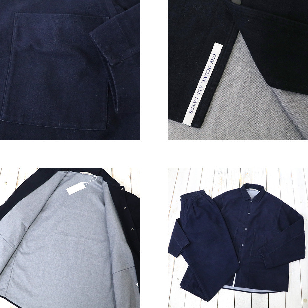 nanamica『Flannel ODU Jacket』(Dark Navy)