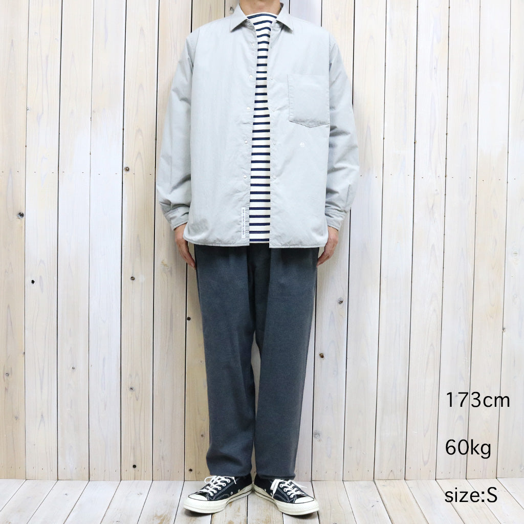 nanamica『Insulation Shirt Jacket』(Light Gray)