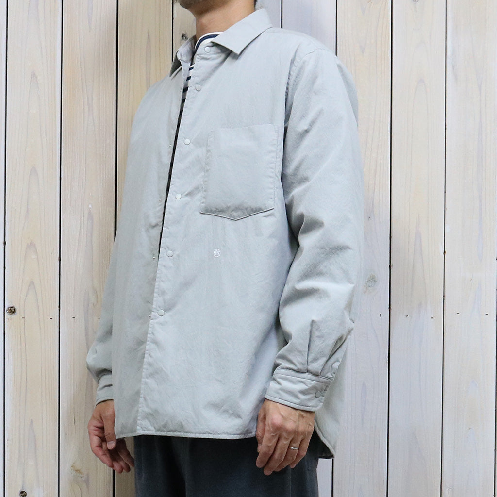 nanamica『Insulation Shirt Jacket』(Light Gray)