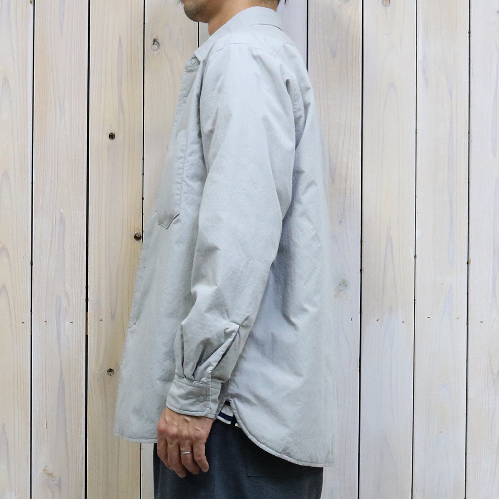 nanamica『Insulation Shirt Jacket』(Light Gray)