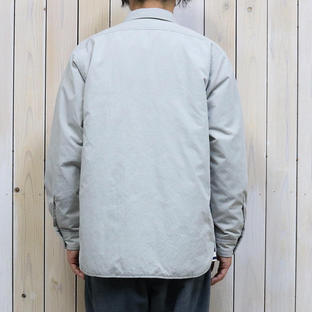 nanamica『Insulation Shirt Jacket』(Light Gray)