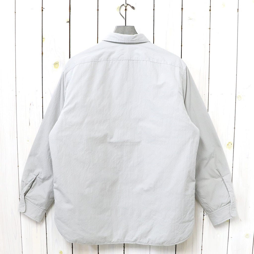 nanamica『Insulation Shirt Jacket』(Light Gray)