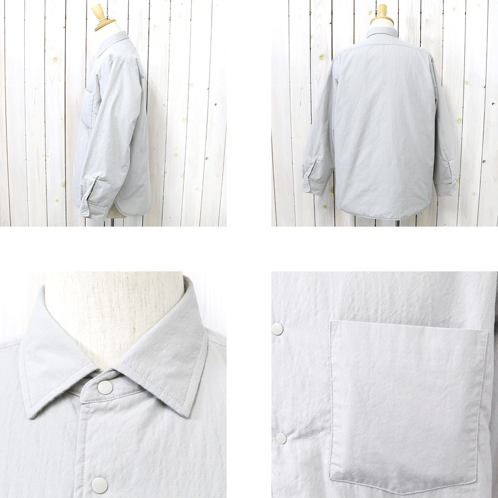 nanamica『Insulation Shirt Jacket』(Light Gray)