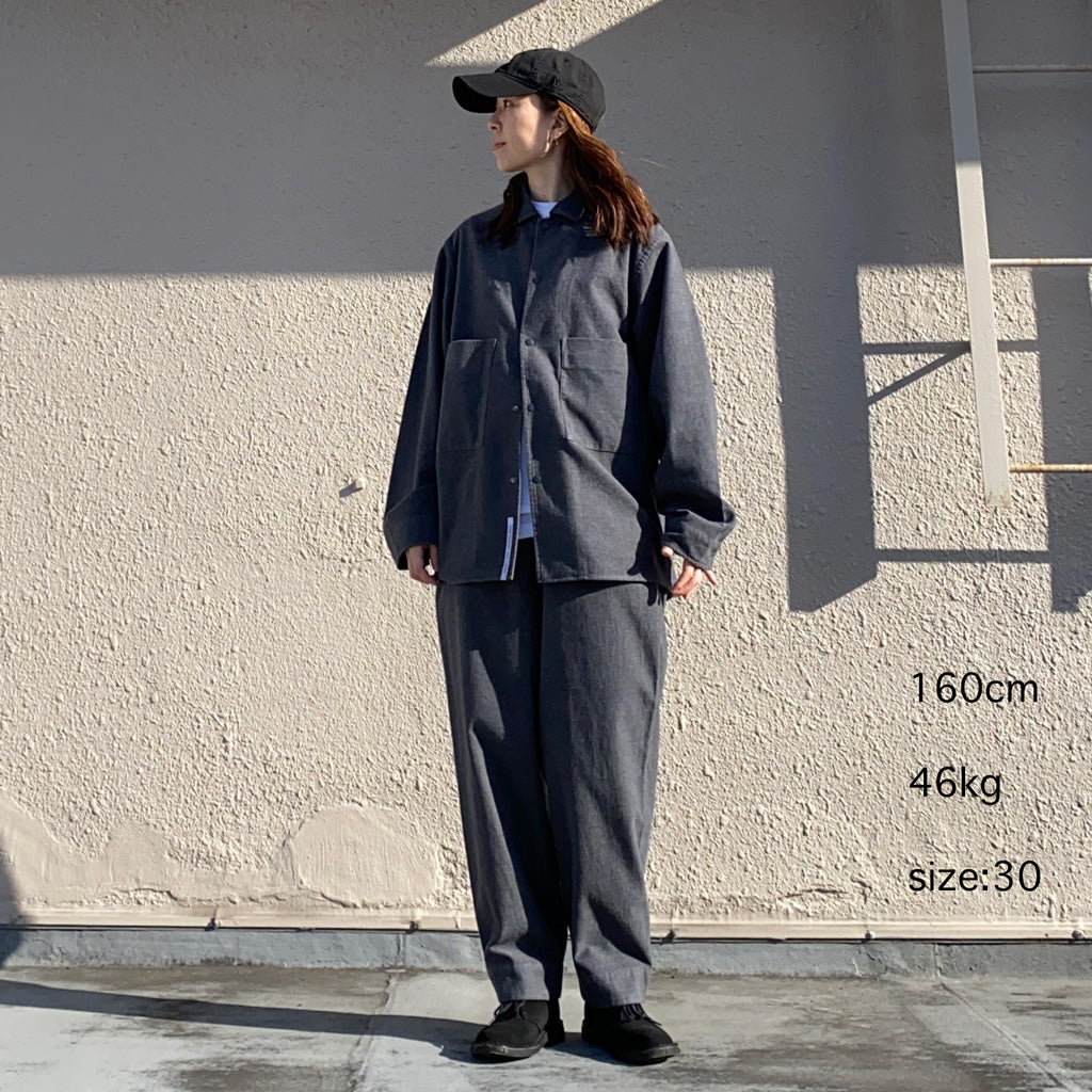 nanamica『Flannel ODU Pants』(Charcoal)