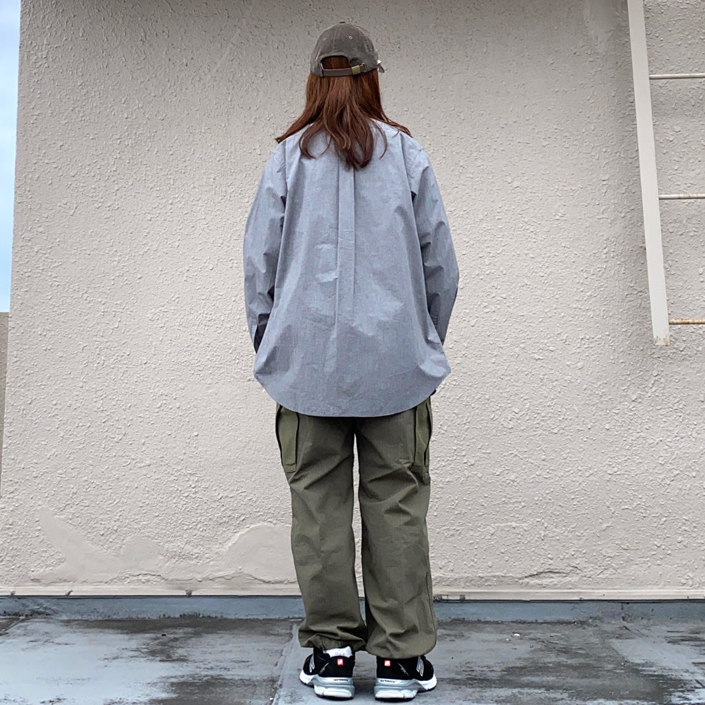 nanamica『Regular Collar Wind Shirt-SUGF354』(Gray)