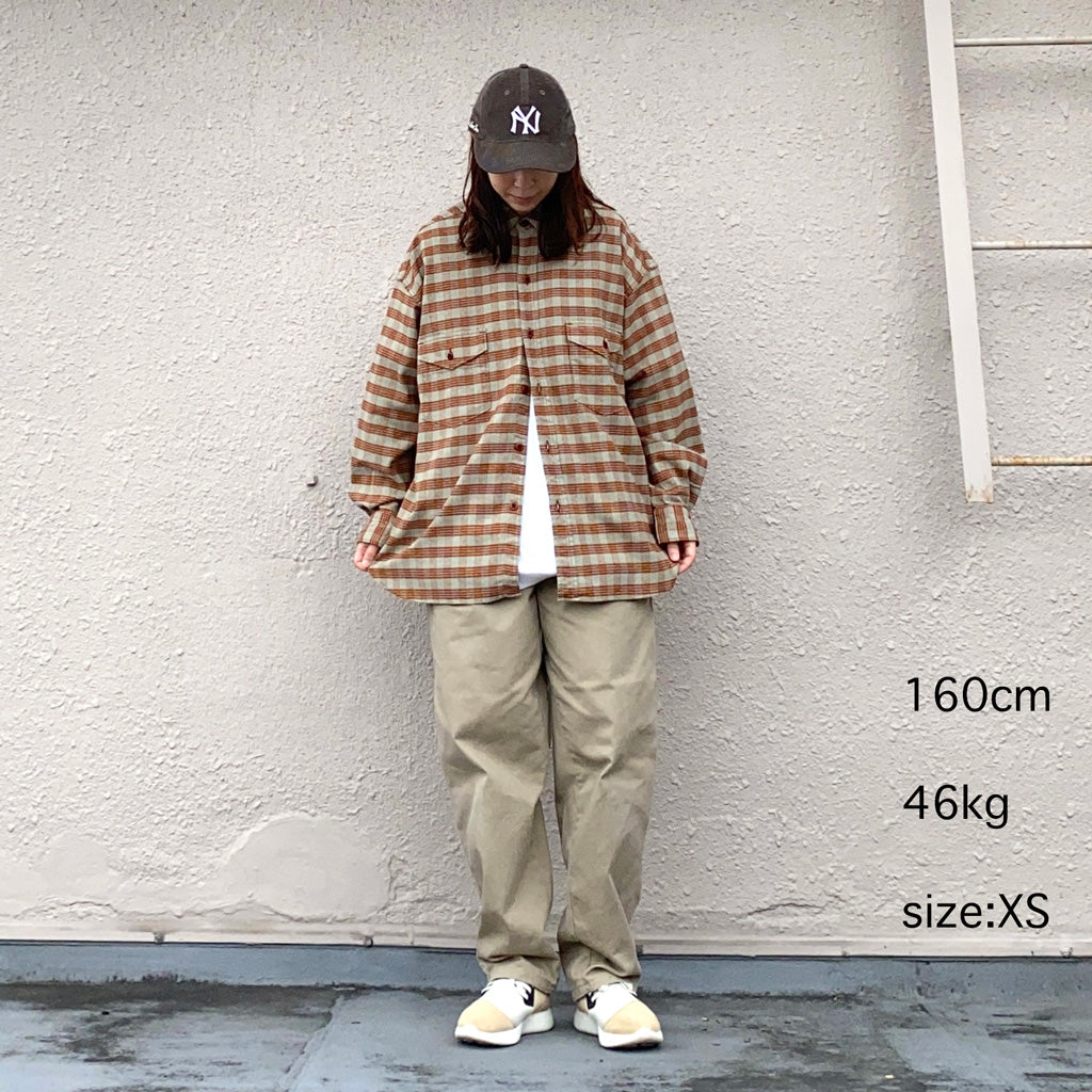 nanamica『Cotton Silk Deck Shirt』(Sunset)