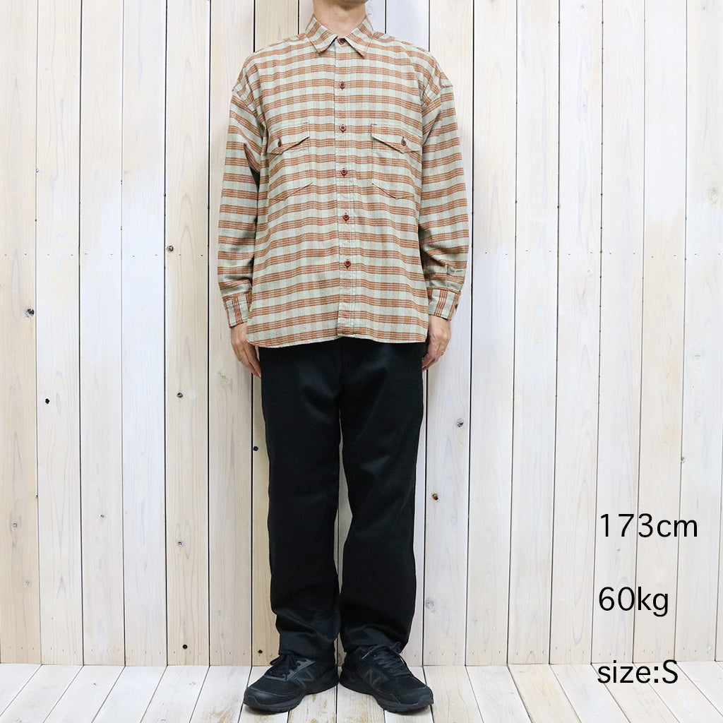 nanamica『Cotton Silk Deck Shirt』(Sunset)