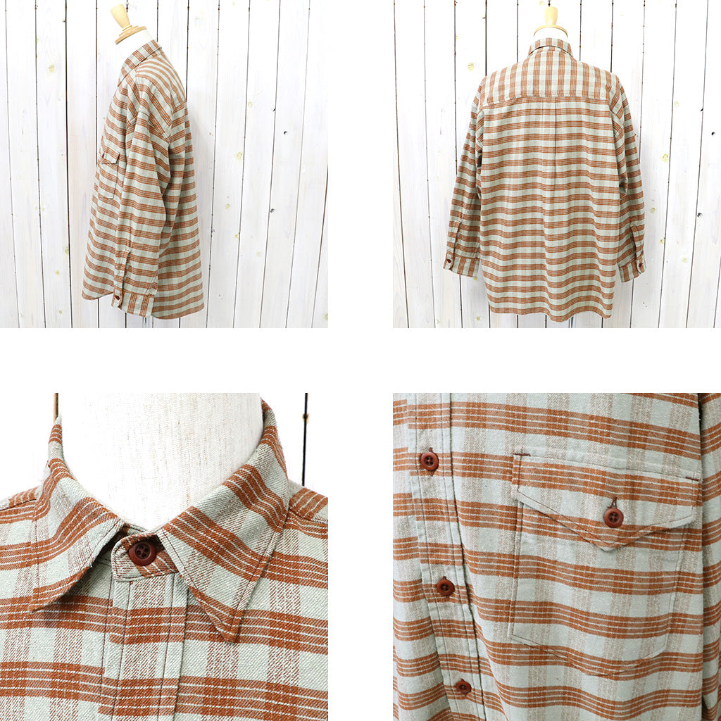 nanamica『Cotton Silk Deck Shirt』(Sunset)