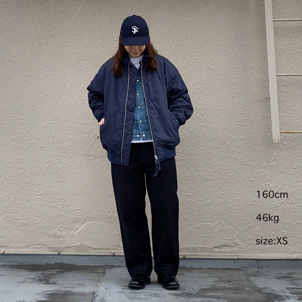 nanamica『Insulation Varsity Jacket』(Navy)