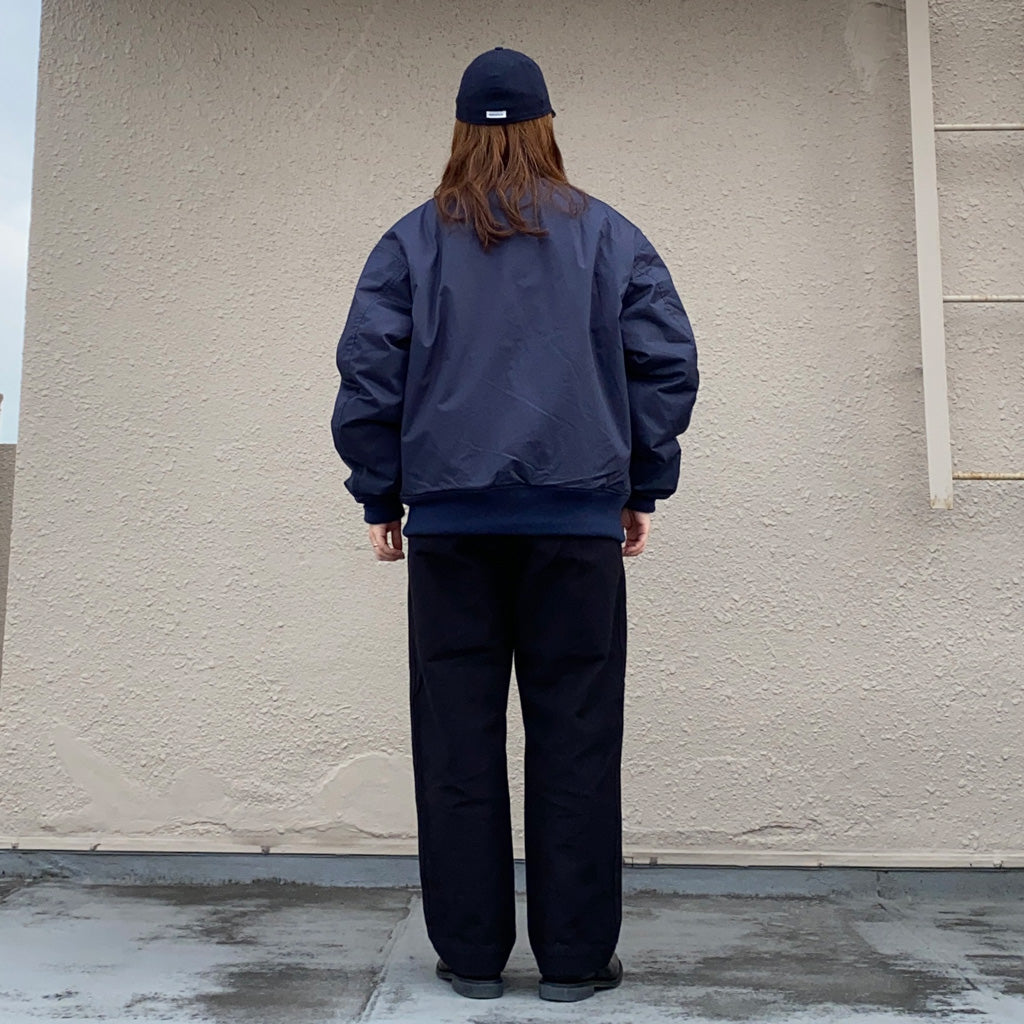 nanamica『Insulation Varsity Jacket』(Navy) – Reggieshop