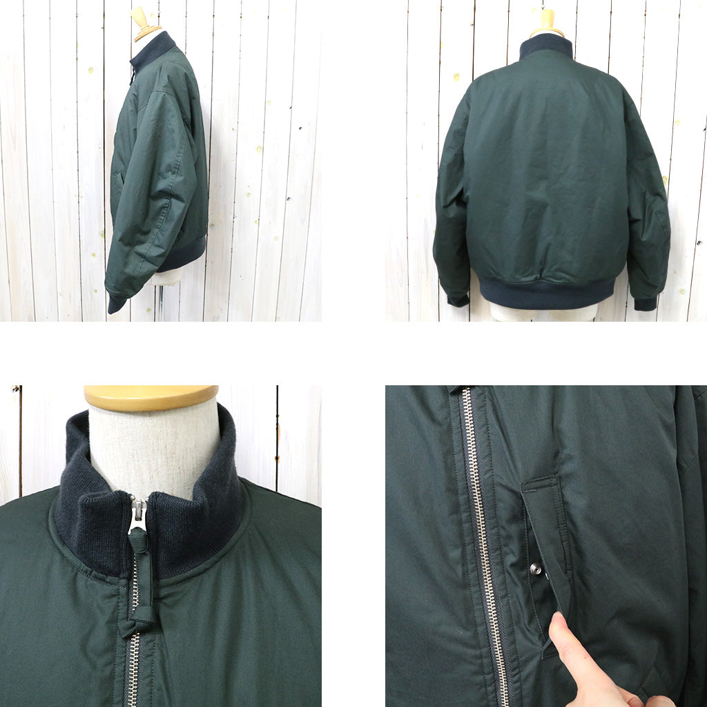 nanamica『Insulation Varsity Jacket』(Moss Green)
