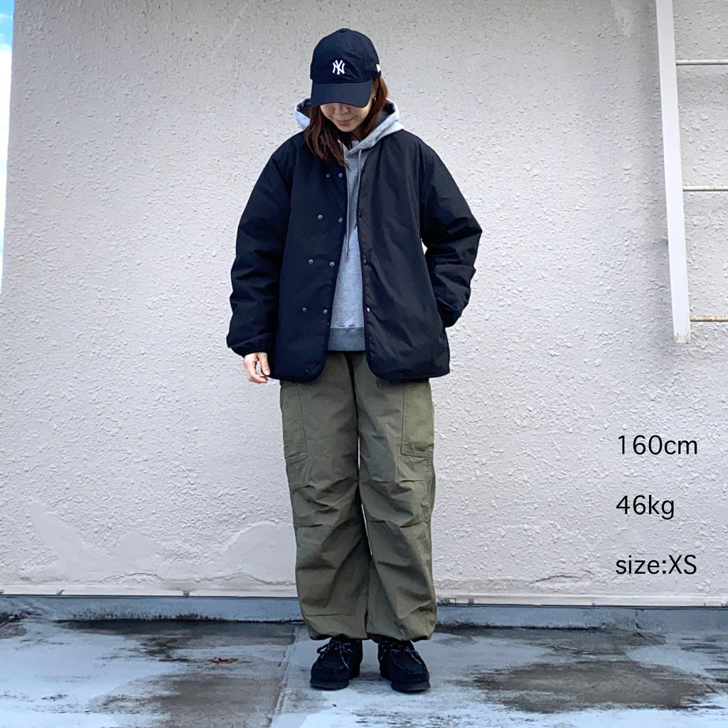 nanamica『Reversible Down Cardigan』(Black)