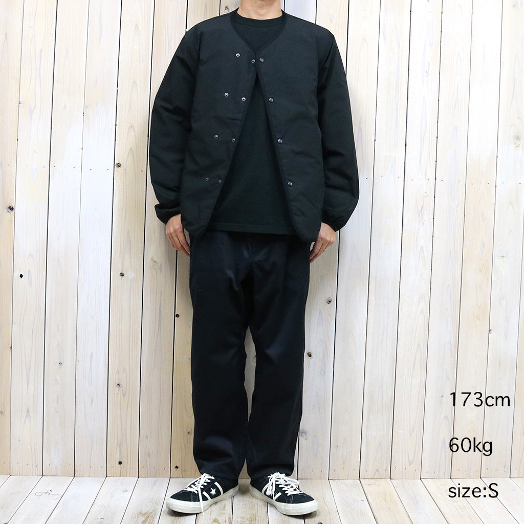 nanamica『Reversible Down Cardigan』(Black)