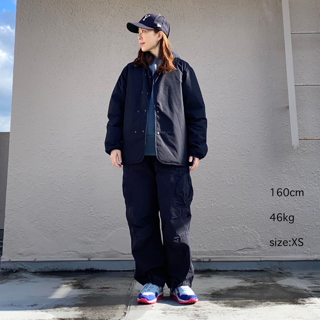 nanamica『Reversible Down Cardigan』(Navy)