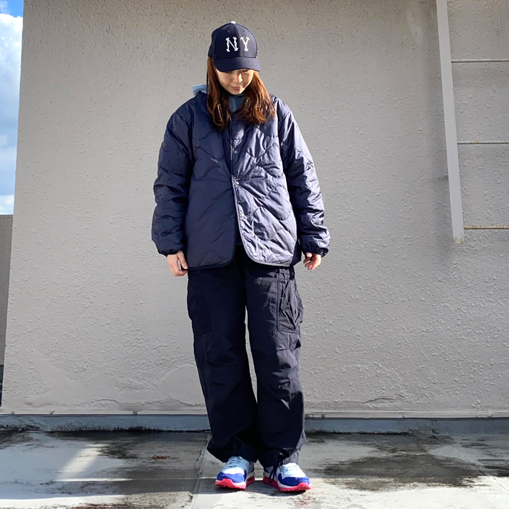nanamica『Reversible Down Cardigan』(Navy)