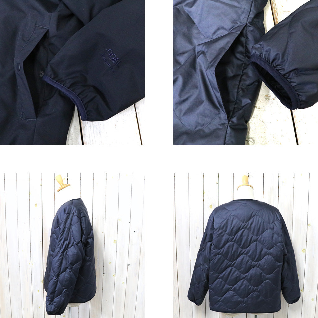 nanamica『Reversible Down Cardigan』(Navy)