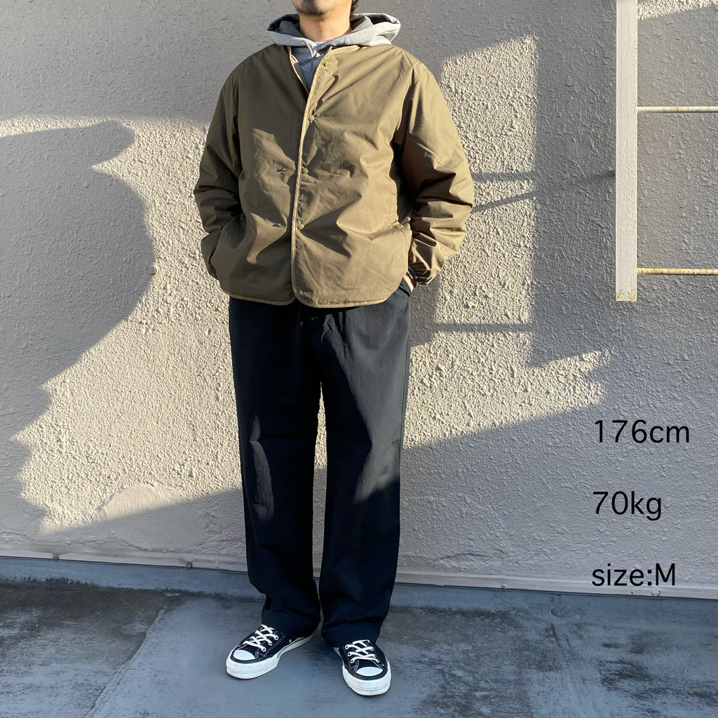 nanamica『Reversible Down Cardigan』(Khaki Beige)