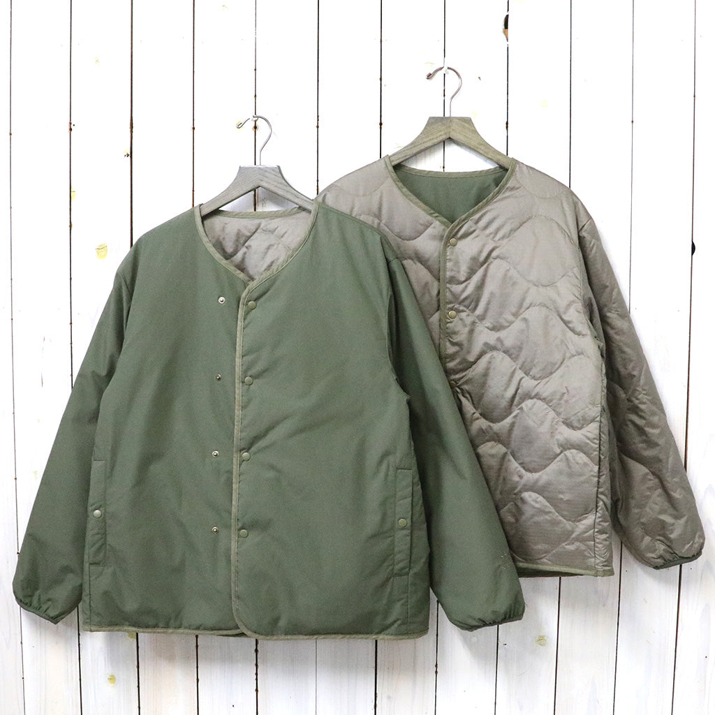nanamica『Reversible Down Cardigan』(Khaki Beige)