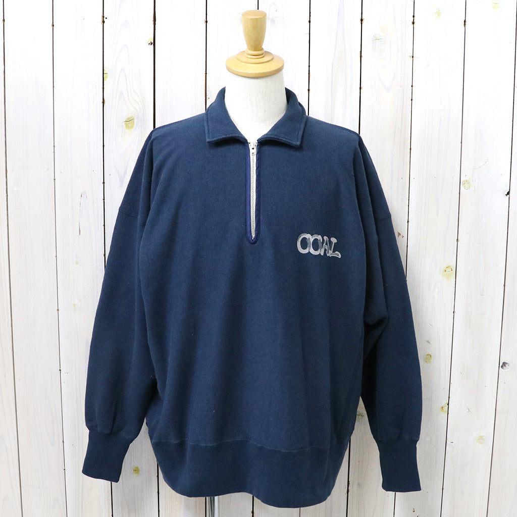 nanamica『Half Zip-Up Sweat』(Navy)