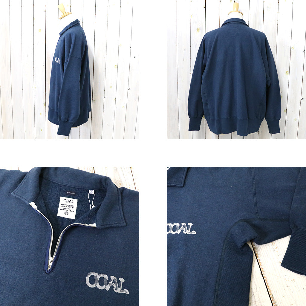 nanamica『Half Zip-Up Sweat』(Navy)