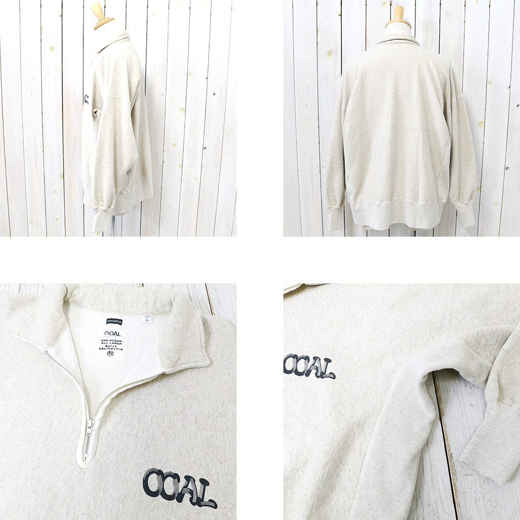 nanamica『Half Zip-Up Sweat』(Ecru)