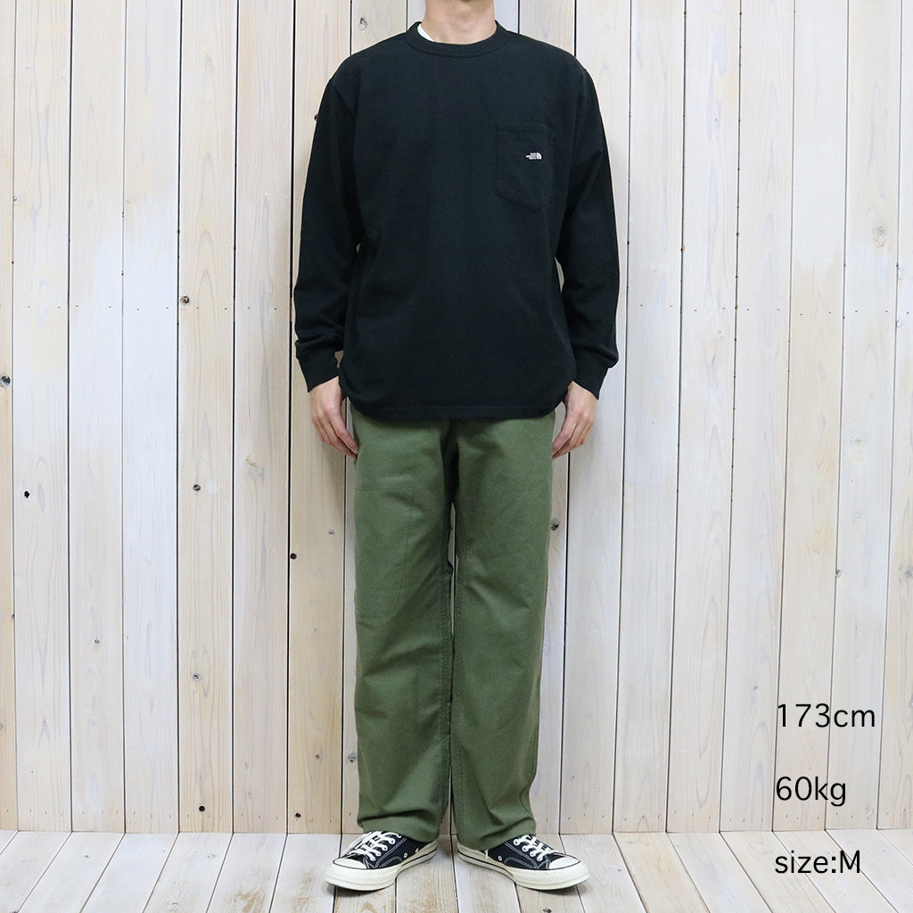 THE NORTH FACE PURPLE LABEL『7oz Long Sleeve Pocket Tee』(Black/Off White)