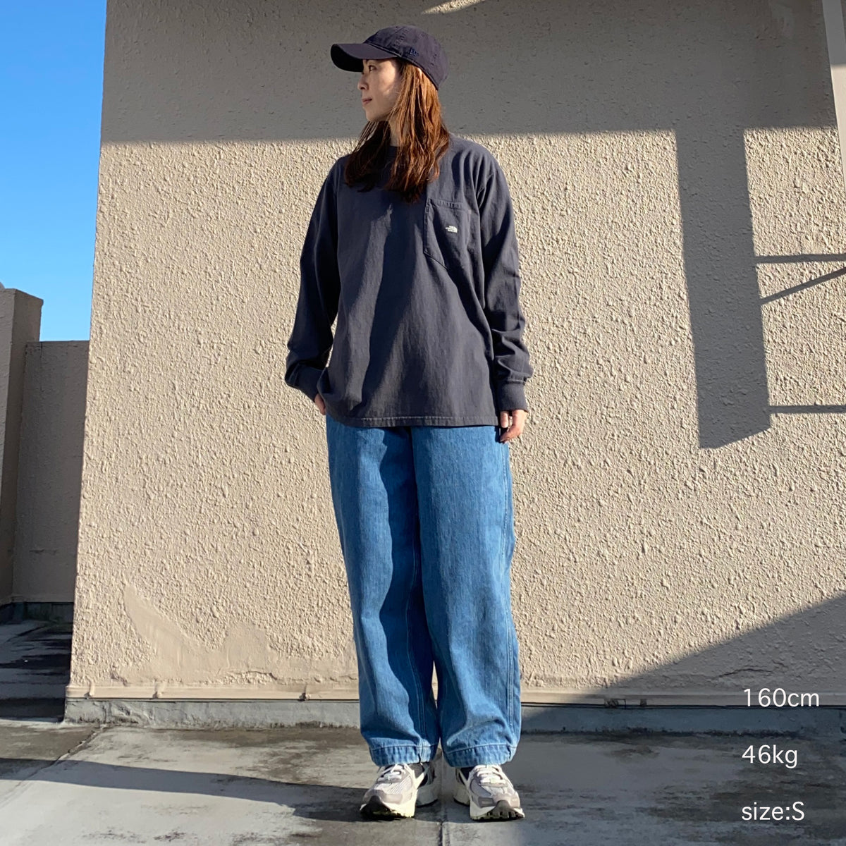THE NORTH FACE PURPLE LABEL『7oz Long Sleeve Pocket Tee』(Asphalt Gray/Off White)