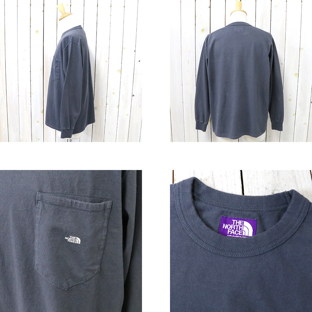 THE NORTH FACE PURPLE LABEL『7oz Long Sleeve Pocket Tee』(Asphalt Gray/Off White)