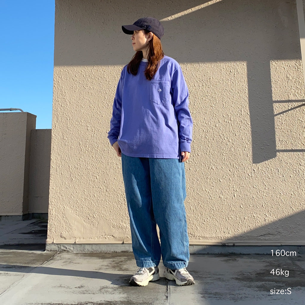 THE NORTH FACE PURPLE LABEL『7oz Long Sleeve Pocket Tee』(Smokey Purple/Off White)