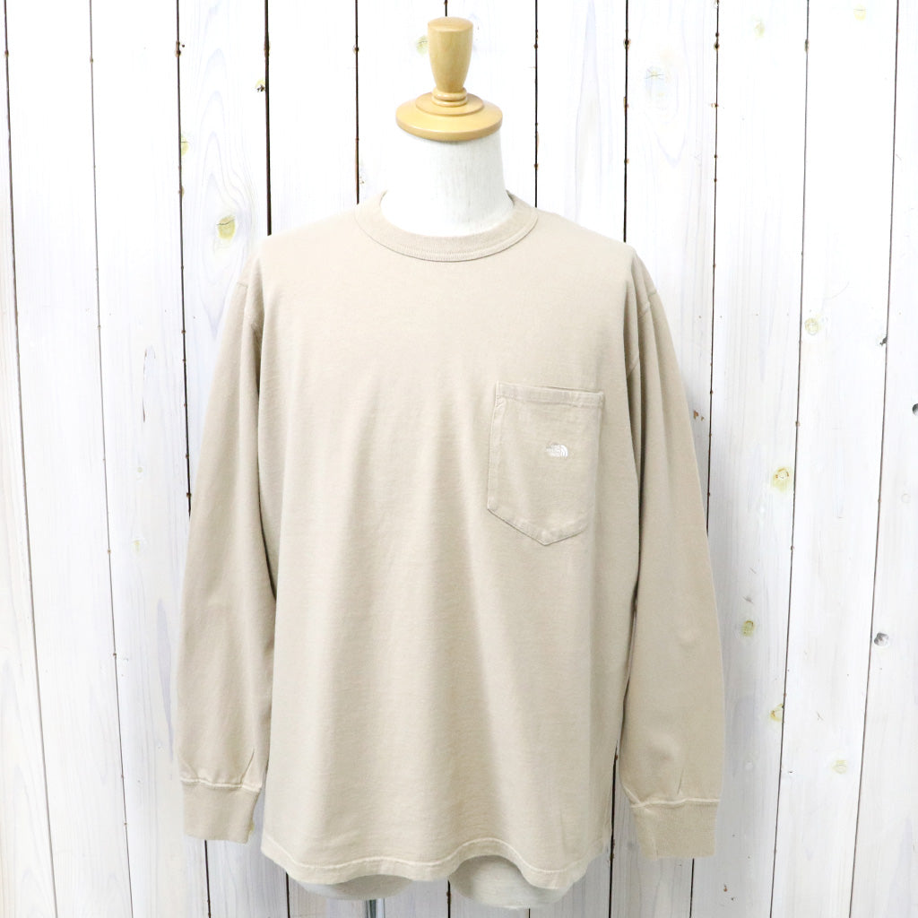 THE NORTH FACE PURPLE LABEL『7oz Long Sleeve Pocket Tee』(Beige/Off White)