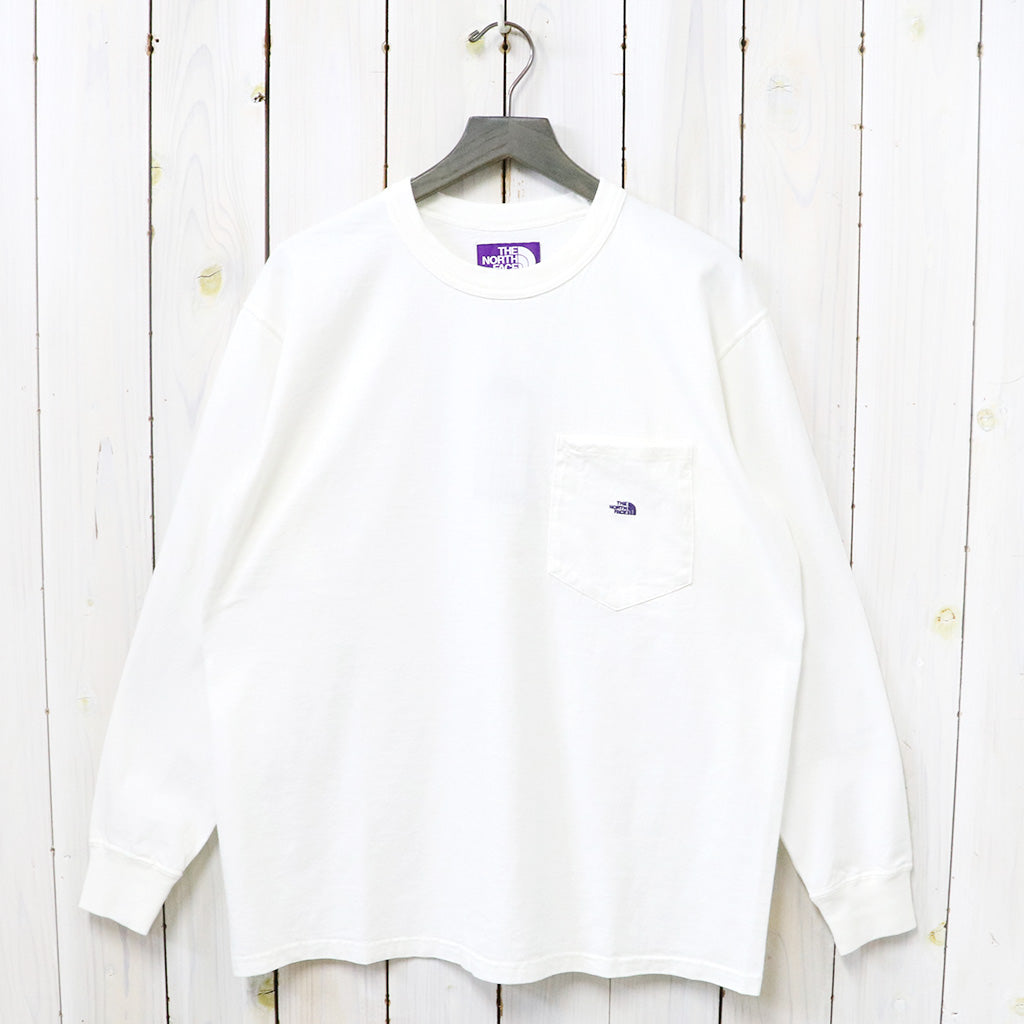 THE NORTH FACE PURPLE LABEL『7oz Long Sleeve Pocket Tee』(Off White/Purp ...