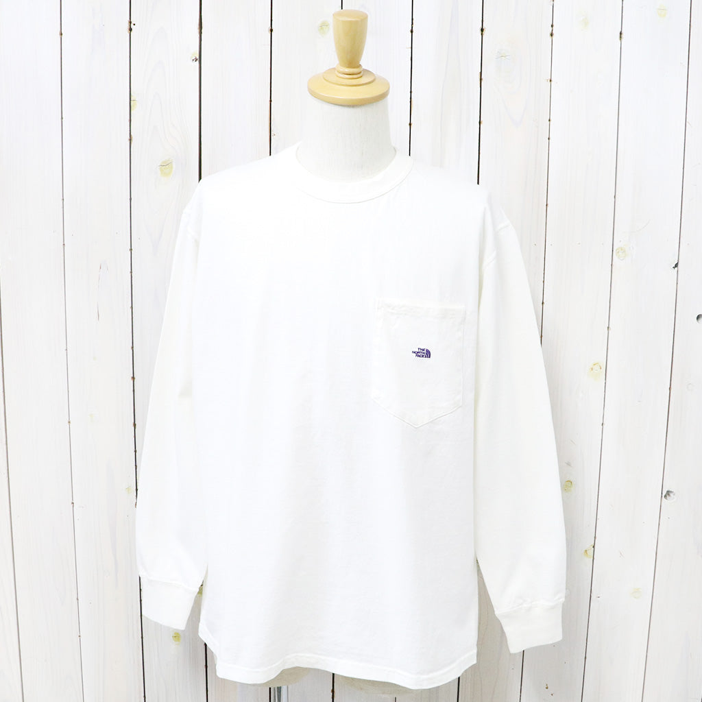 THE NORTH FACE PURPLE LABEL『7oz Long Sleeve Pocket Tee』(Off White/Purple)