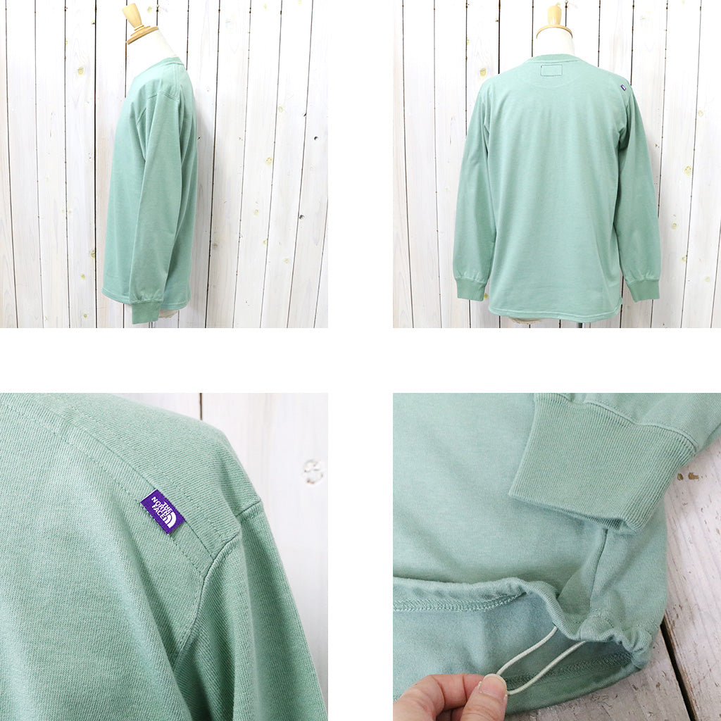 THE NORTH FACE PURPLE LABEL『Field Long Sleeve Tee』(Mint Green)