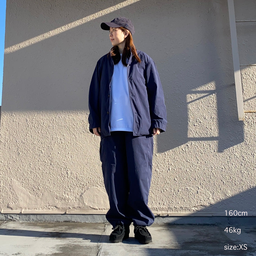 nanamica『Band Collar Jacket』(Marine Navy)