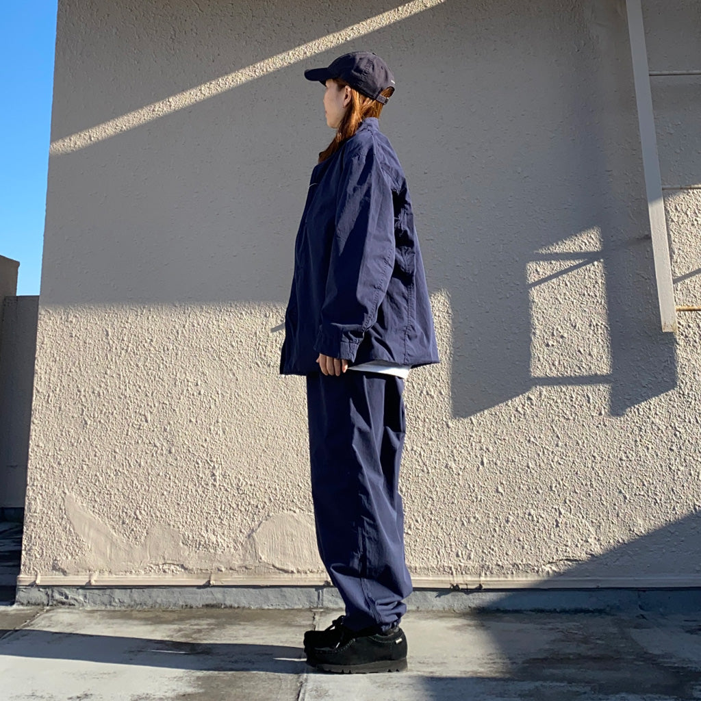 nanamica『Band Collar Jacket』(Marine Navy)