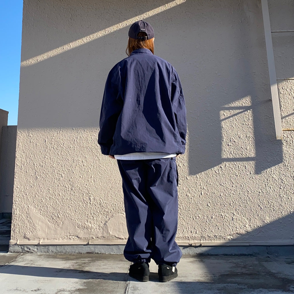 nanamica『Band Collar Jacket』(Marine Navy)