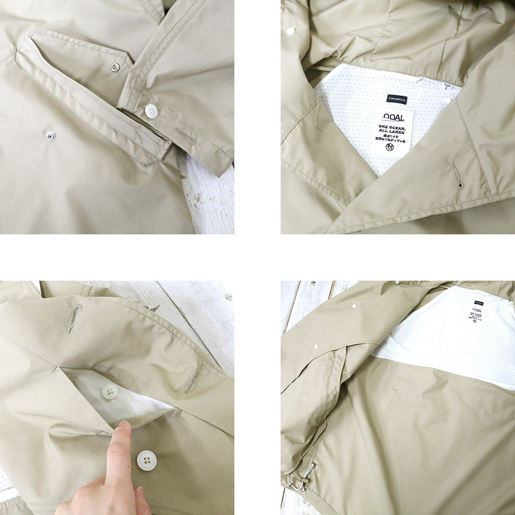 nanamica『Hooded Jacket』(Sand Beige)