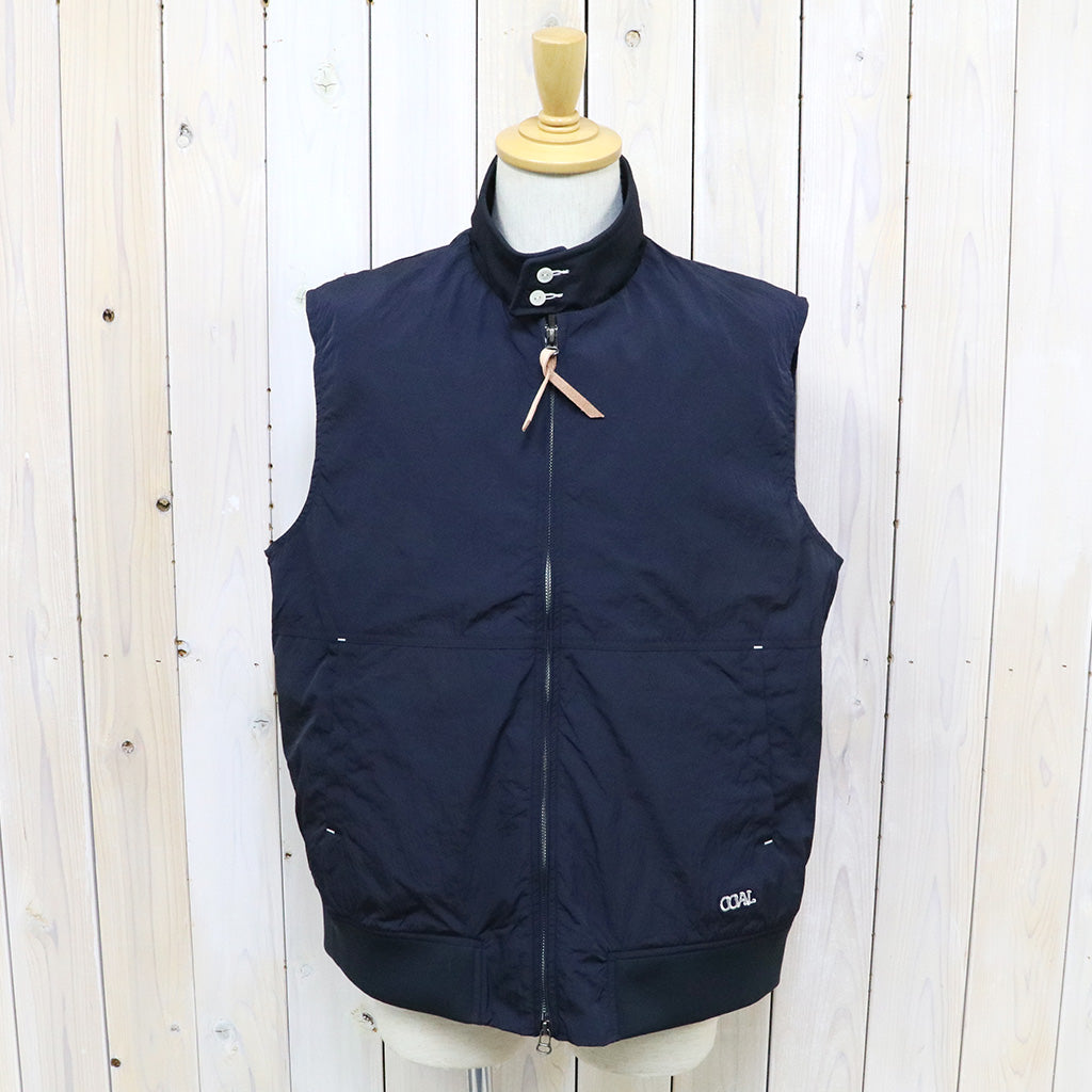 nanamica『Zip Up Wind Vest』(Dark Navy)