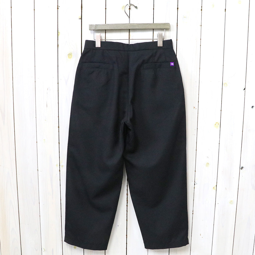 THE NORTH FACE PURPLE LABEL『Polyester Wool Oxford Wide Tapered Field Pants』(Black)
