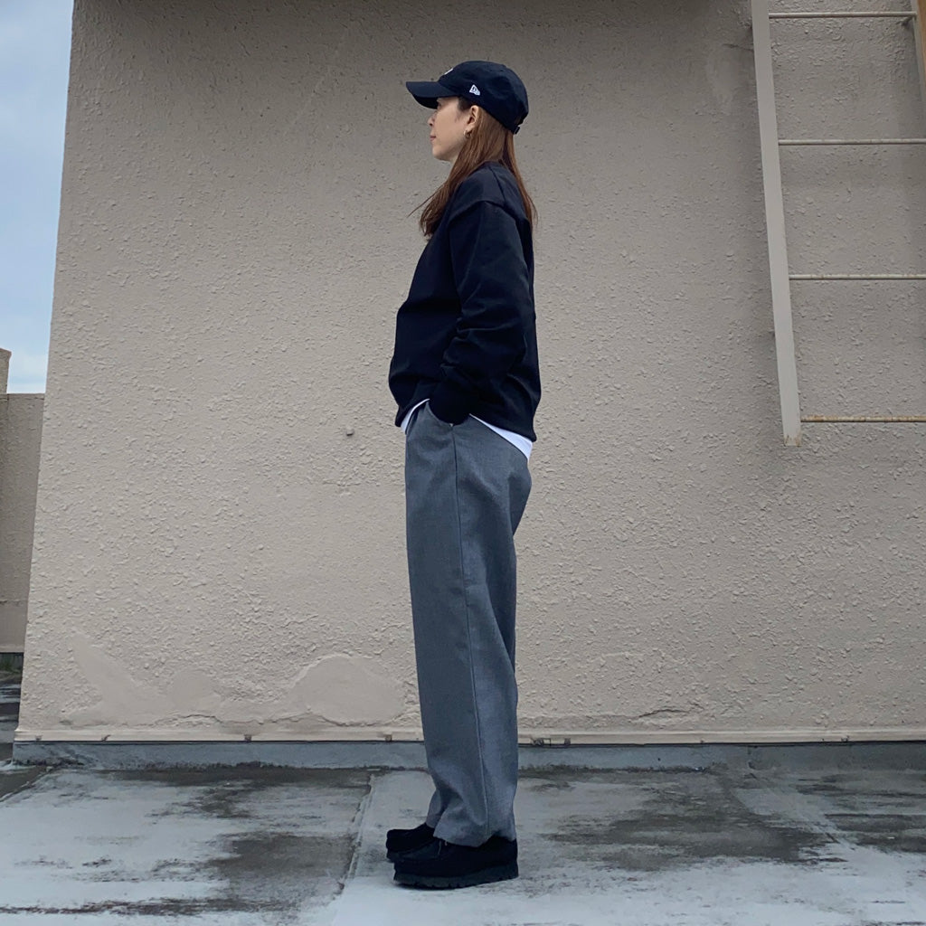 THE NORTH FACE PURPLE LABEL『Polyester Wool Oxford Wide Tapered Field Pants』(Mix Gray)