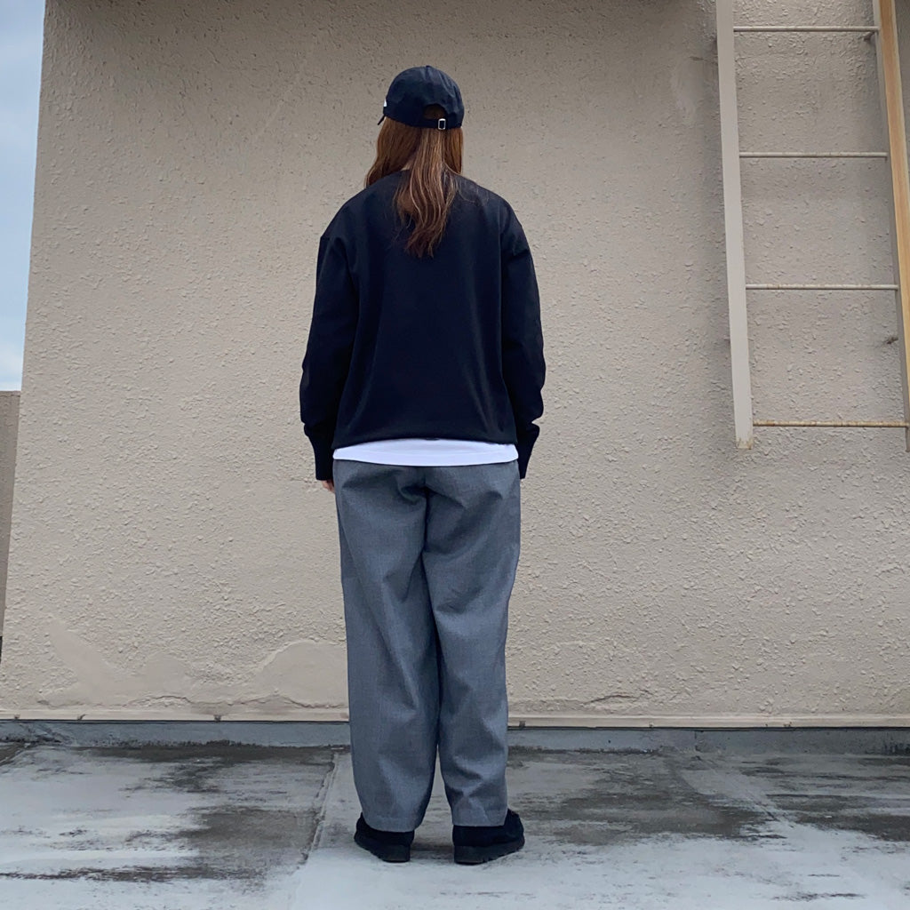 THE NORTH FACE PURPLE LABEL『Polyester Wool Oxford Wide Tapered Field Pants』(Mix Gray)