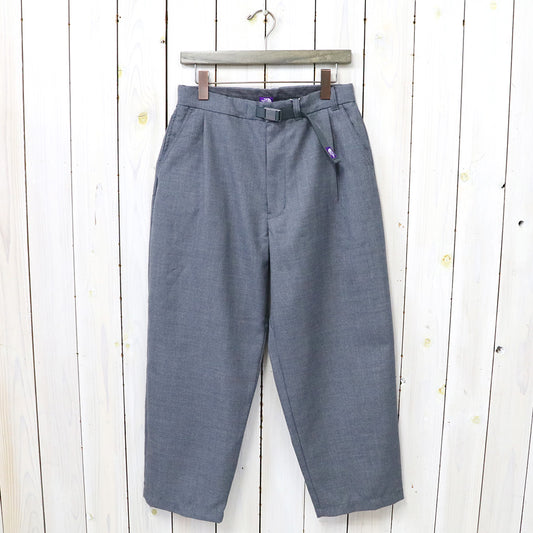 THE NORTH FACE PURPLE LABEL『Polyester Wool Oxford Wide Tapered Field Pants』(Mix Gray)