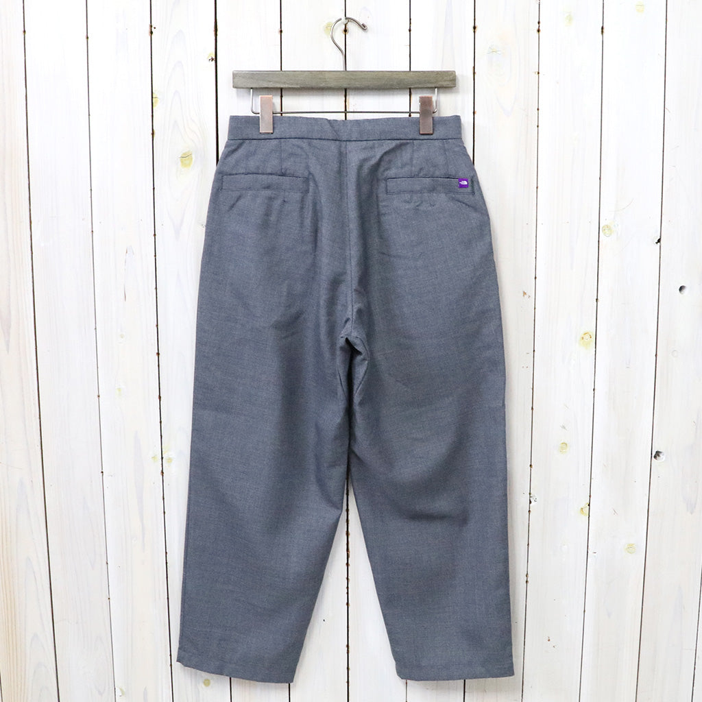 THE NORTH FACE PURPLE LABEL『Polyester Wool Oxford Wide Tapered Field Pants』(Mix Gray)